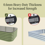 Load image into Gallery viewer, 17" Tall 6 In 1 "No Tools Needed" Premium Metal Raised Garden Bed Kit
