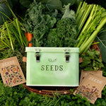 Load image into Gallery viewer, Green Thumb Tin Seed Storage Box
