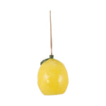 Load image into Gallery viewer, Feeder - Yellow/Green Ceramic Lemon Bird House, 7 in.

