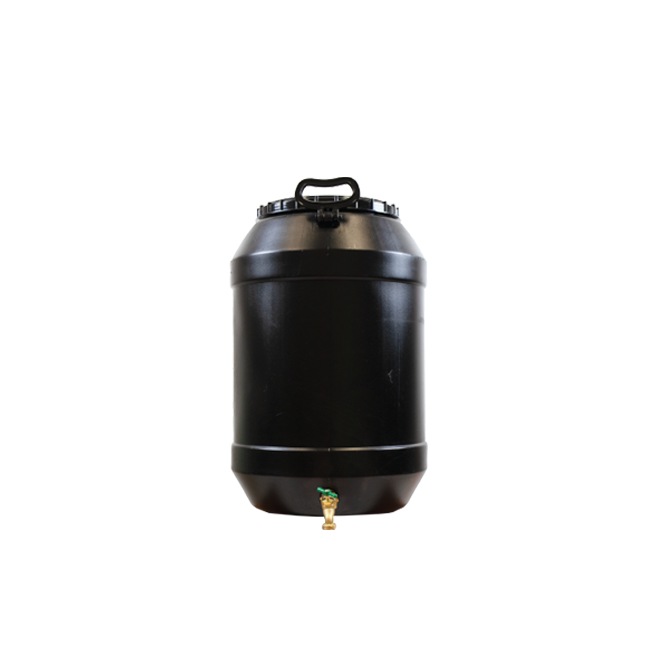 Mini Rain Barrel Black 17 Gallons